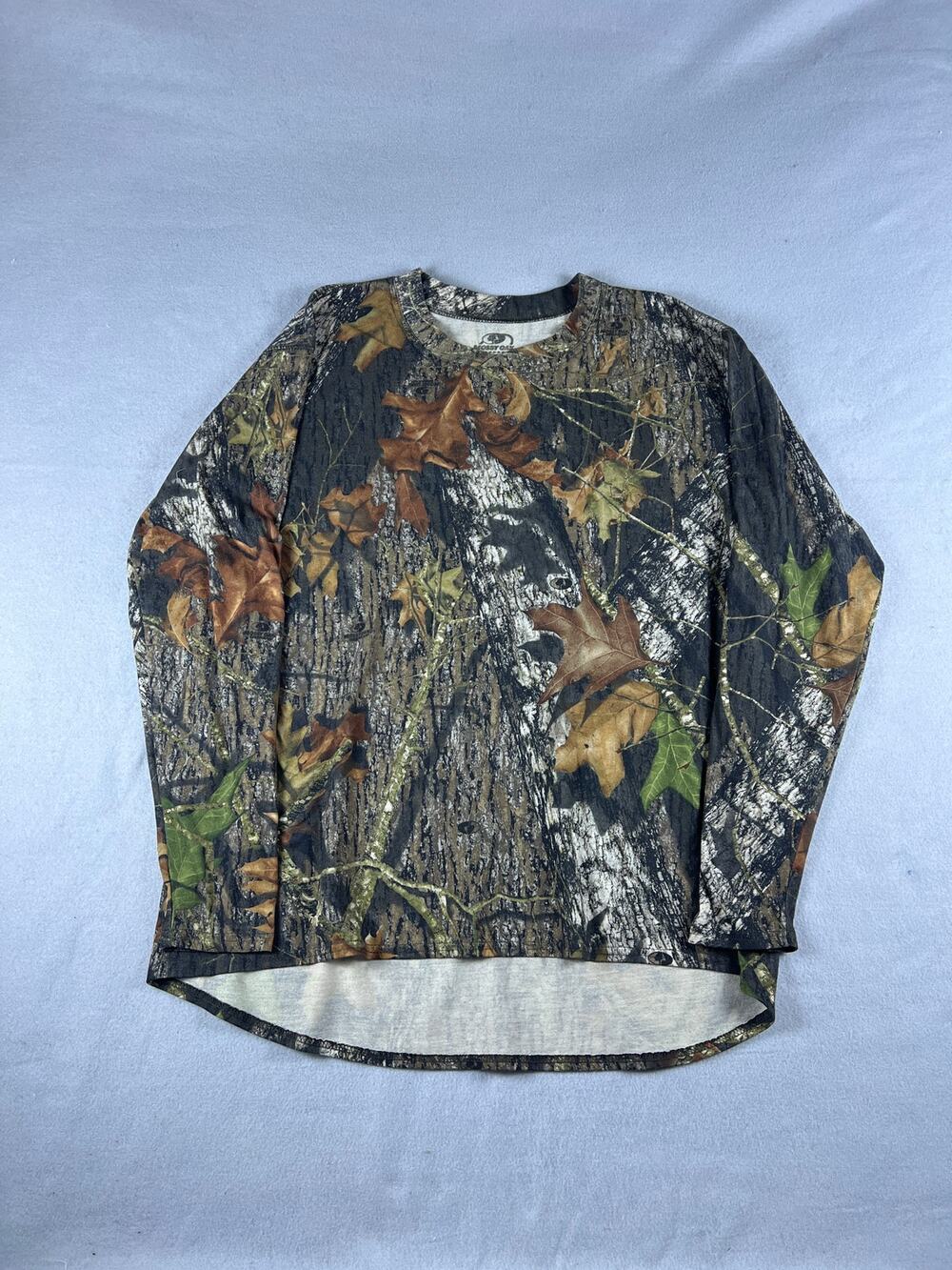 Mossy Oak Shirt Mens XL Long Sleeve Break Up Camo Hunting Outdoor Sport Graphics